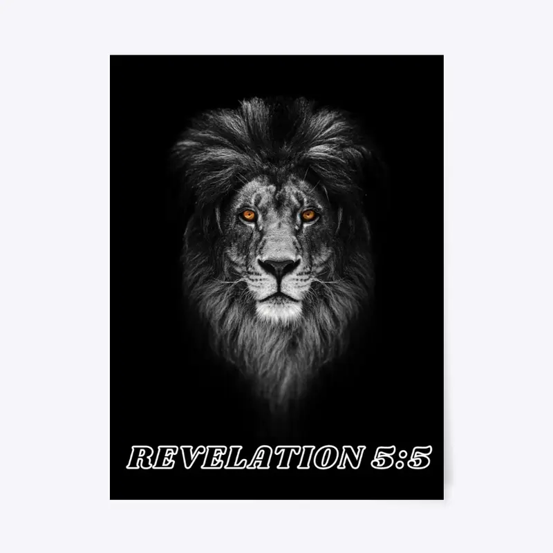 Bold Black Lion